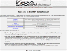 Tablet Screenshot of bdf-schachserver.de